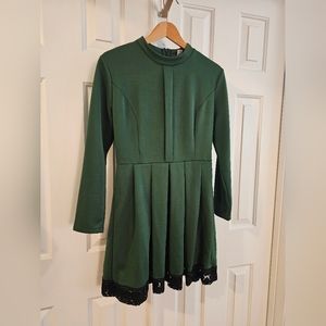 Forest Green Fall Dress